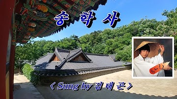 송학사 💜김태곤, 자막수록 (HD With Lyrics)🌴🌿🍒🌻🍓