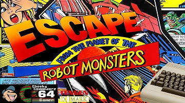 ESCAPE FROM THE PLANET OF THE ROBOT MONSTERS – Commodore 64 (1990) | Isometric Shooter Classic