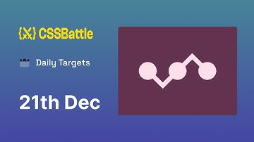CSS Battle - Daily Target 21th December 2023 solution | CSS Challenge