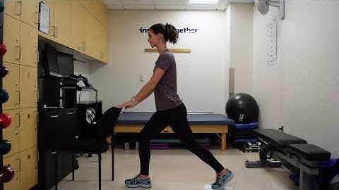 Sliding Reverse Lunge. Moving through Cancer – Penn State College of Medicine