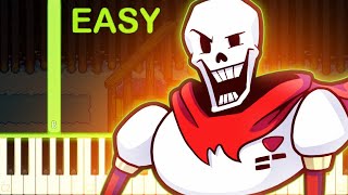 Bonetrousle | UNDERTALE - EASY Piano Tutorial screenshot 5