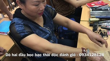 Dò hai đầu bạc Diện Chẩn Giải độc đánh gió