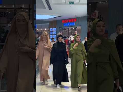 Hijab Girls Public Reaction😲🔥#muslimah #hijab#abaya  #youtubeshorts #trending #viral