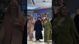 Hijab Girls Public Reaction😲🔥#muslimah #hijab#abaya  #youtubeshorts #trending #viral
