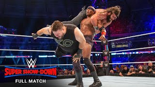 Match  John Cena  Bobby Lashley Vs Kevin Owens  Elias Wwe Super Showdown 2018