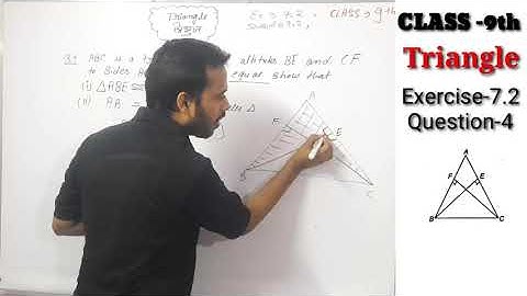 CLASS-9th| Ex-7.2 | Q -4 (Triangle)| MATHS NCERT CBSE | by -Rohit bhaskar |RIGHT DIRECTION CLASSES