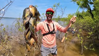 These FLOODED BUSHES were LOADED THICK w/ HUGE GILLS!!!  Then Disaster Struck... (Stupid Mistake)