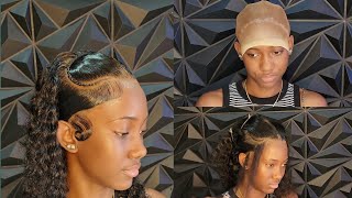 Best Bald Cap Method || How To Install Lace Frontal Wig || Baby Hair Tutorials