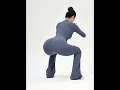 TRY TO BN Women's Fitness Jumpsuit Long Sleeve Zipper High Strength