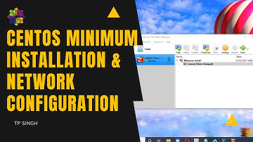 Centos Min Installation, Network Configure, Configure Static IP Add (Hindi)