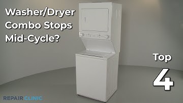 Washer/Dryer Combo Stops Mid-Cycle — Washer/Dryer Combo Troubleshooting