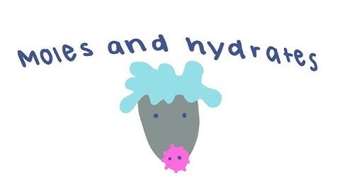 Moles (How many Units) and Hydrates (Anhydrous sample, Percentage of Hydrate)