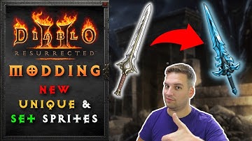 Modding New Set and Unique Item Sprites | Diablo 2 Resurrected