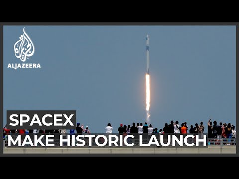 SpaceX and NASA astronauts make historic launch