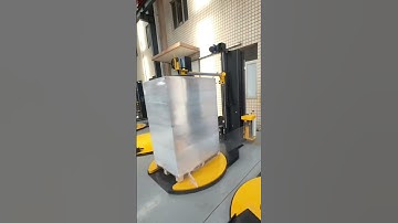 M type pallet wrapping machine a top press