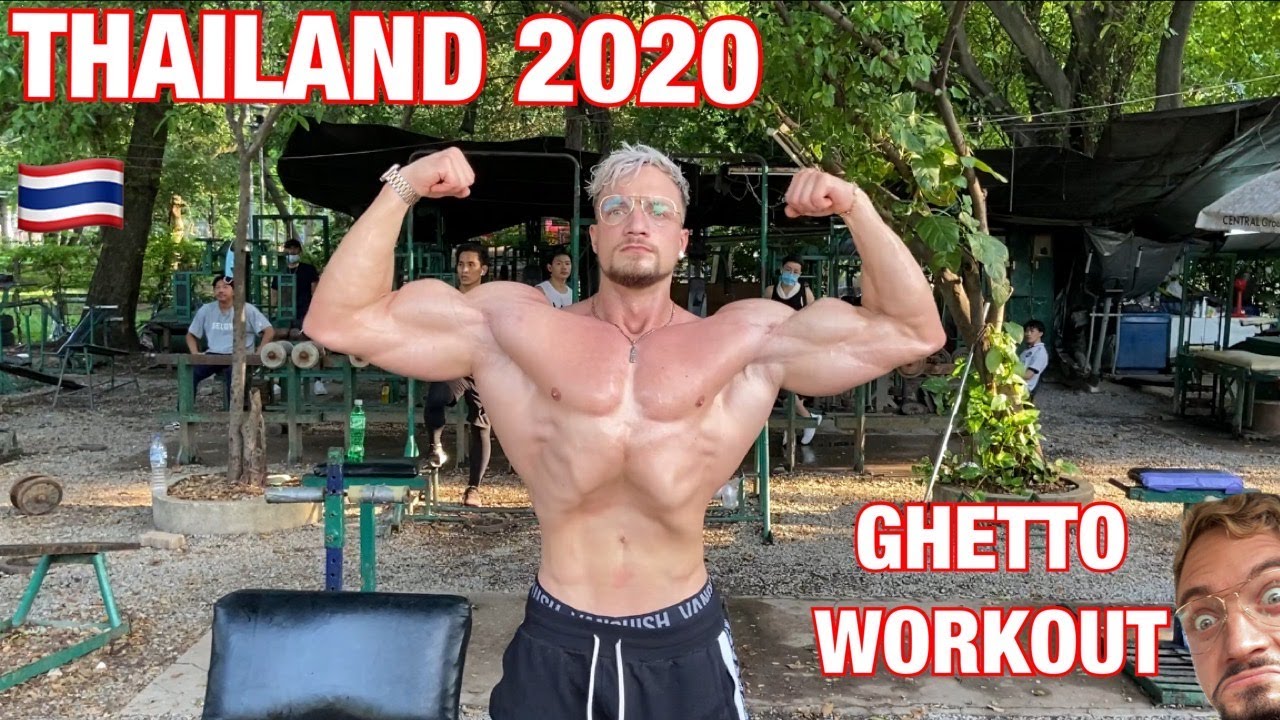 Crazy Thailand GHETTO Outdoor GYM Workout