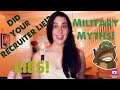 Lies About the Military (do recruiters lie?)