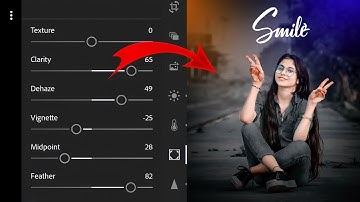 Lightroom black effect photo editing tutorial | lightroom background colour change preset