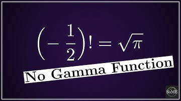 Why is Pi here? | Half factorial without Gamma function #SoME3