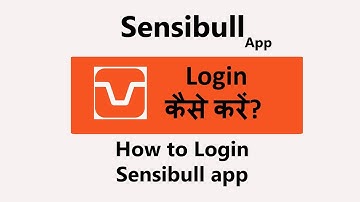 how to login sensibull