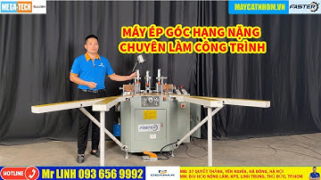 Máy ép góc hạng nặng Faster | Chuyên ép cửa công trình