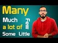 شرح Many , Much , few , little , a lot of , some في اللغه الانجليزيه