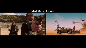 Mad Max color grade test