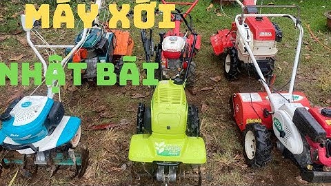 Máy xới đất mini Nhật bãi - máy xới đa năng - máy xới thùng | cửa hàng việt anh 0961350530
