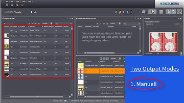 Traitement des travaux d’impression avec Prinect DFE Digital Print Terminal.