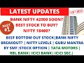 LATEST STOCK MARKET NEWS 💥BANK NIFTY BREAKOUT?💥GURU MANTRA BY SMF💥TATA MOTORS💥BEST BUY STOCK PART-1