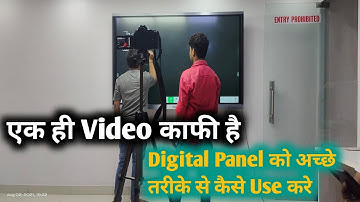Full Demo Of  Interactive Flat Panel How To Use Smart Board for Online Teaching II Smart Infovision