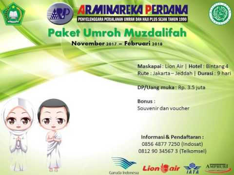 VIDEO : 0856 4877 7250 (wa) umroh murah 2018 arminareka perdana - paket umrohpaket umrohkeluarga! umroh murah jakarta 2018,promo umroh murah jakarta,biro umroh murah jakarta,umroh paling ...