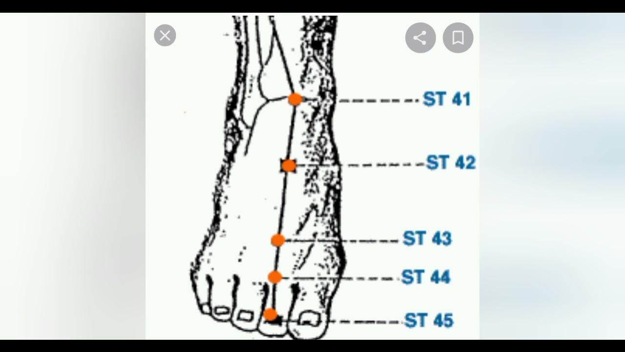 St37 to St 45 acupressure points and uses Acupuncture in tamil YouTube