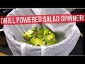 HOW I MADE AN AUTOMATIC SALAD SPINNER! | vegetable farm | Vlog #56