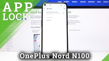 How to Lock Apps Using Password in OnePlus Nord N100 – Set Up App Lock
