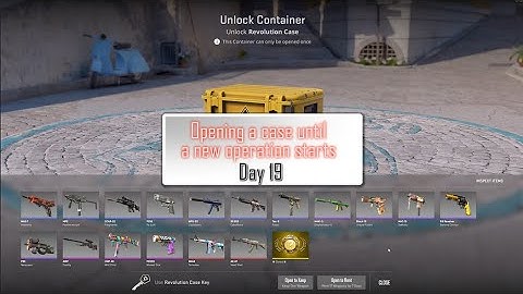 Opening a case until a new CS2 operation starts - Day 19