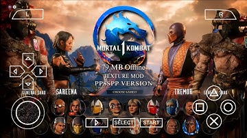 NEW MORTAL KOMBAT 1 PPSSPP Mod for Mortal Kombat Unchained | Game MK1 PSP Gameplay