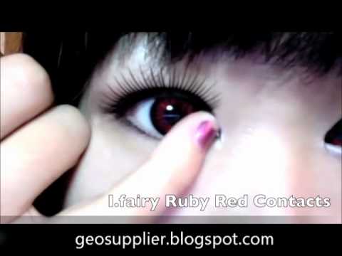 Beautiful Red Contact Lenses Review Michelle Phan Black Swan Makeup Michelle Phan 2011