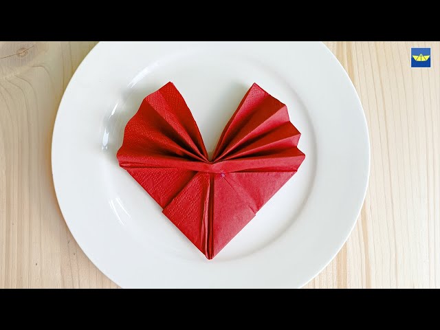 4er Set Rote Herz Serviettenringe - Elegante Tischdekoration Für Feiern & Feste