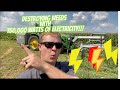 Destroying weeds with 155000 watts of electricity  weedzapper annihilator