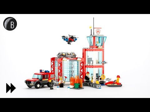 LEGO 60215 - Fire Station - City - Speed Build Review