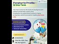 Porphyria Profile – Urine Test | Detect &amp; Monitor Porphyria Early at Pathquest Diagnostics #urine