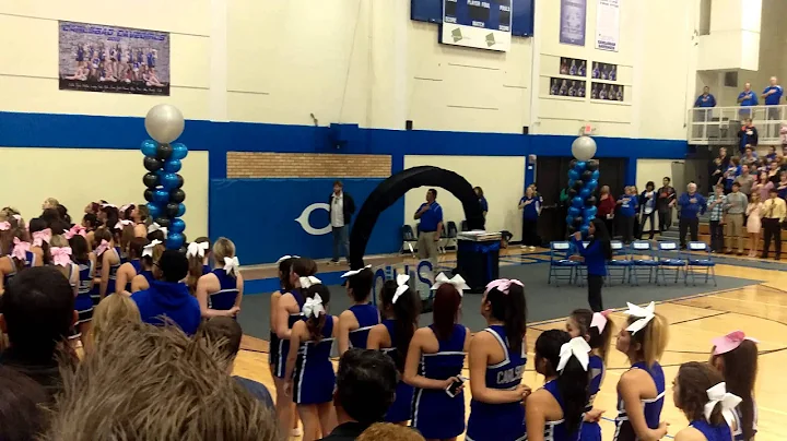 National Anthem at CHS Homecoming Pep Rally