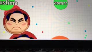 ASMR gum chewing and playing agar.io (no talking)