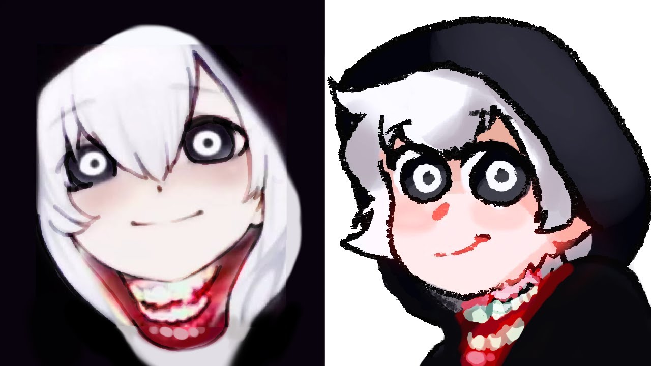 Desenhando Creepypastas Versão Anime