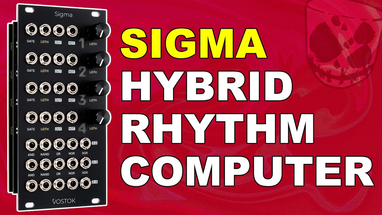 A Eurorack Hybrid Rhythm Computer // SIGMA by Vostok Instruments bekijken op YouTube A Eurorack Hybrid Rhythm Computer // SIGMA by Vostok Instruments bekijken op YouTube