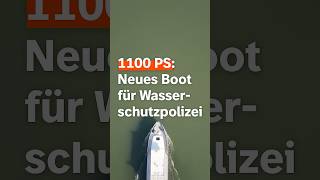 Mit 1000 PS auf dem Rhein: Neue Einsatzboot der Wasserschutzpolizei