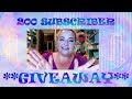 200 SUBSCRIBER GIVEAWAY!!! THANK YOU SO MUCH EVERYONE!!!