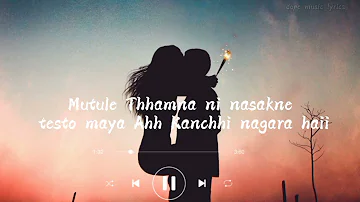 Mutu Le Thamna Ni Nasakne Testo Maya (Lyrics) Female Version 2021😍