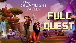 Disney Dreamlight Valley: SCAR QUESTLINE | Full Game Walkthrough | No Commentary